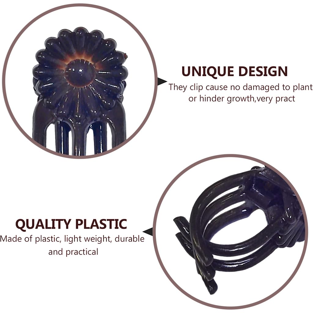 HASTHIP® 100pcs Plant Clips for Climbers, Reusable Plant Support Clips for Orchid Branch Clips Vine Clips, Trellis Clips for Vine, Vegetables, Beans, Fruits, Flower to Grow Upright and Healthier HASTHIP® 100pcs Plant Clips for Climbers, Reusable Plant Support Clips for Orchid Branch Clips Vine Clips, Trellis Clips for Vine, Vegetables, Beans, Fruits, Flower to Grow Upright and Healthier